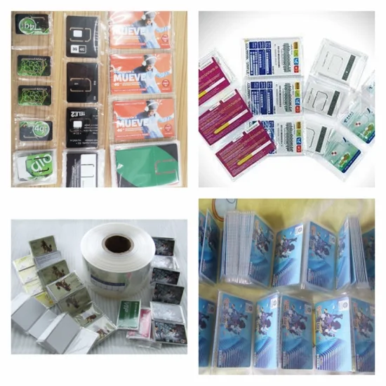 Ultraschallversiegelungs-SIM-Karten-Verpackungsmaschine PVC-Karten-Verpackungsmaschine